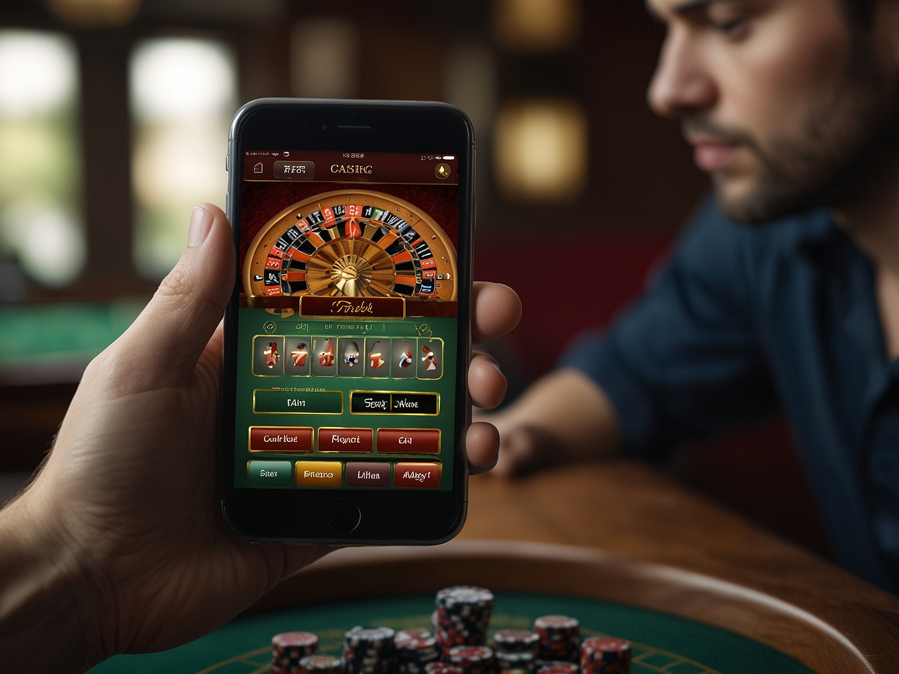 Mobile web gaming banner